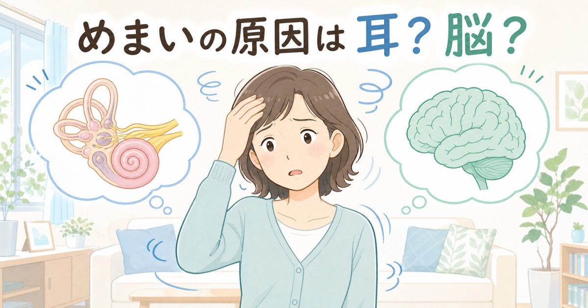 ふわふわするめまいの原因は耳？脳？受診すべき診療科の目安を解説