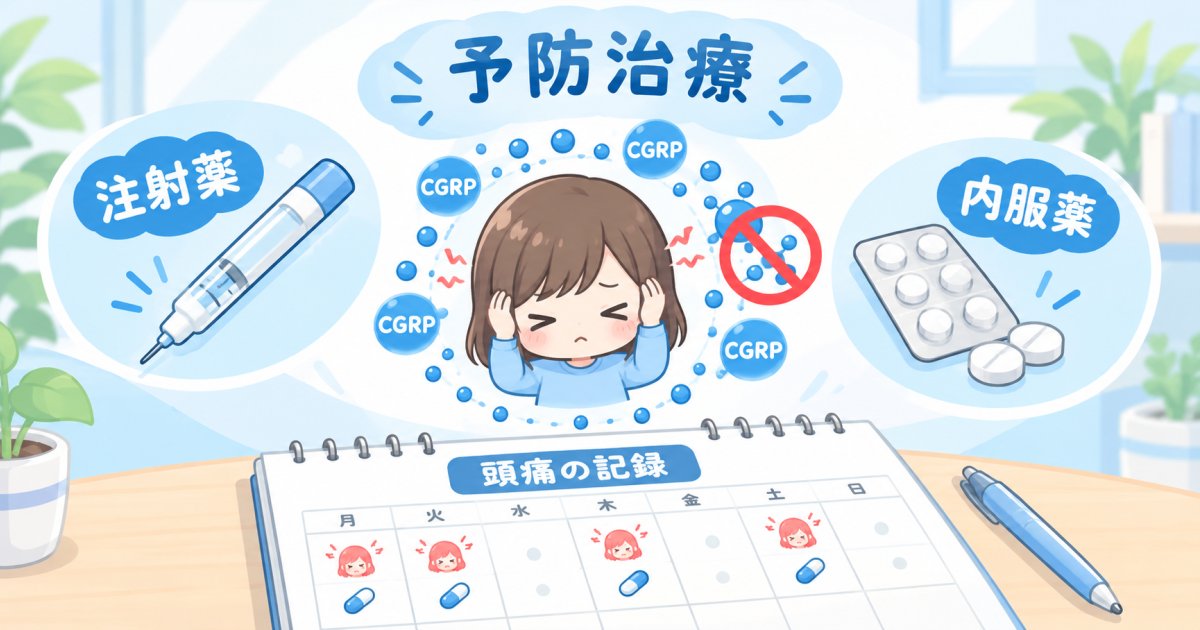 CGRP関連薬の登場で変わった片頭痛予防治療の選択肢